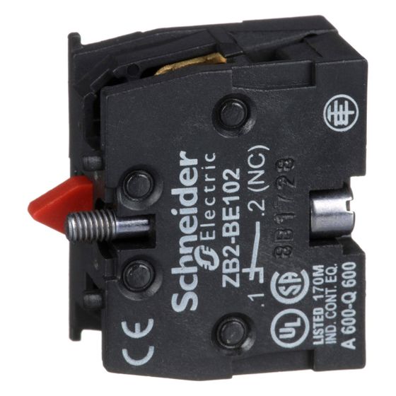 Schneider Electric Kontaktblock Harmony XAC ZB2BE102, 1 Öffner, Schraubanschluss