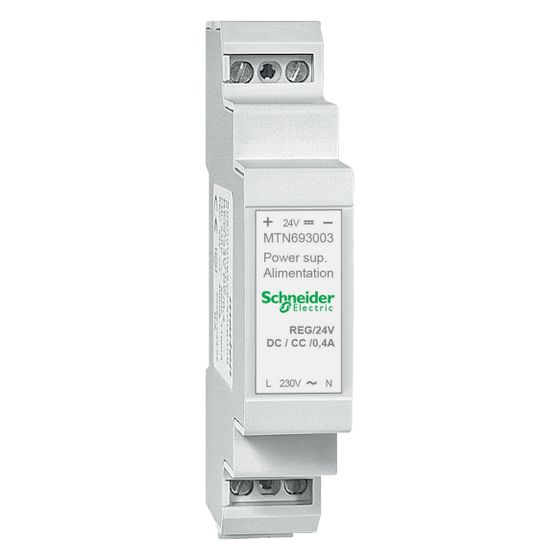 Schneider Electric Netzteil SpaceLogic KNX MTN693003, 24V 0,4A, 9,6W, IP20, Hellgrau