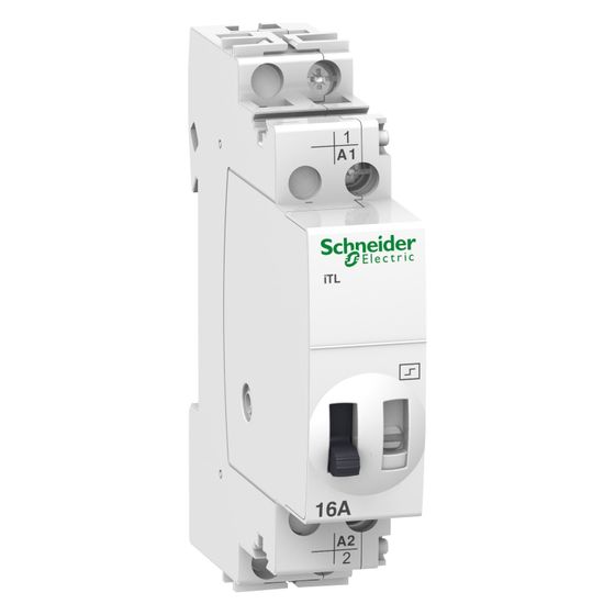 Schneider Electric Impulsrelais Acti9 iTL A9C30011, 16A 12V AC 6V DC, 1 Schließer