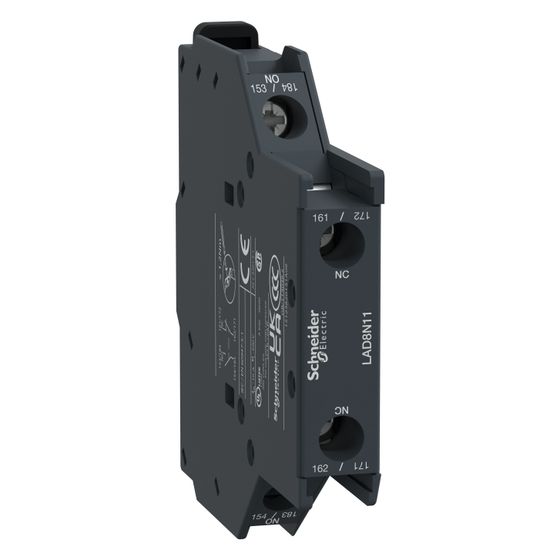 Schneider Electric Hilfsschalterblock TeSys LAD8N11, 1S+1Ö, 72x12,5x71,3mm