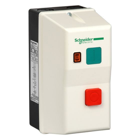 Schneider Electric Gekapselter Direktanlasser TeSys LE1M35V7, 7,5kW, 16A, IP65, 160x78x108mm, ABS