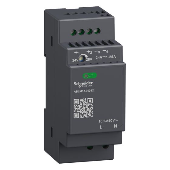 Schneider Electric Netzteil Modicon ABLM ABLM1A24012, 30W 24V DC 1,2A, Kunststoff