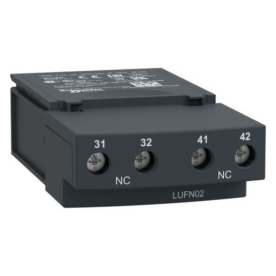 Schneider Electric Hilfskontakt TeSys LUFN02, 2 Ö, Schraubanschluss, 250V