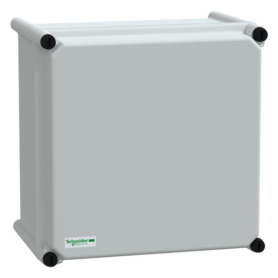 Schneider Electric Industriegehäuse PanelSeT NSYPLSC2727G, 270x270x180mm, Kunststoff, Grau