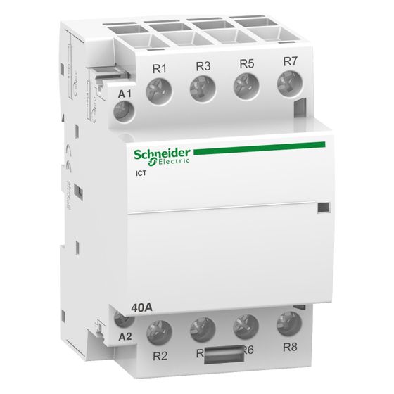 Schneider Electric Installationsschütz Acti9 iCT 4Ö, 40A, 400V, Weiß