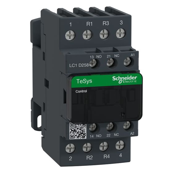 Schneider Electric Schütz TeSys Deca LC1D258P7, 40A 230V AC, 4-polig, 91x45x99mm