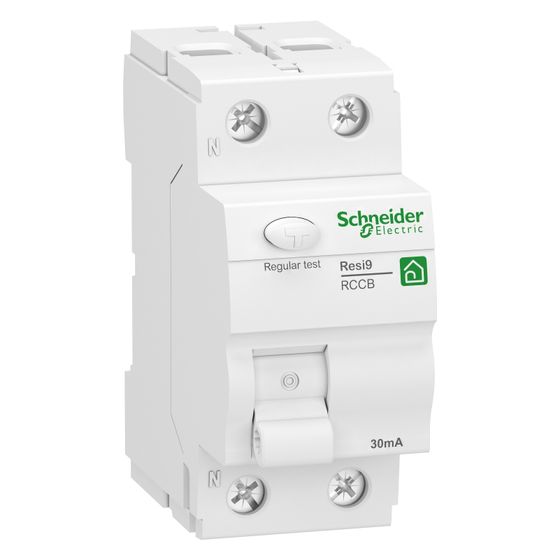 Schneider Electric Fehlerstrom-Schutzschalter Resi9 R9R22225, 25A 0,03A 2P, Weiß