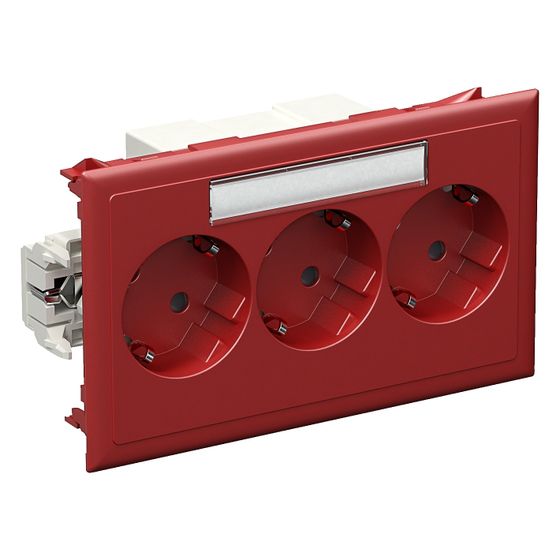 Schneider Electric Steckdose Thorsman CYB-PS, 142x84x50mm, PC/ABS, Rot, 5951679