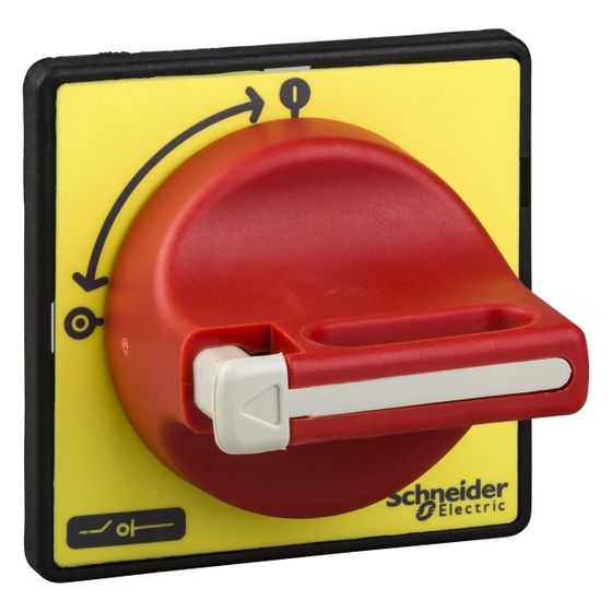 Schneider Electric Drehgriff TeSys KCD1PZ, 60x60mm, IP65, Rot/Gelb
