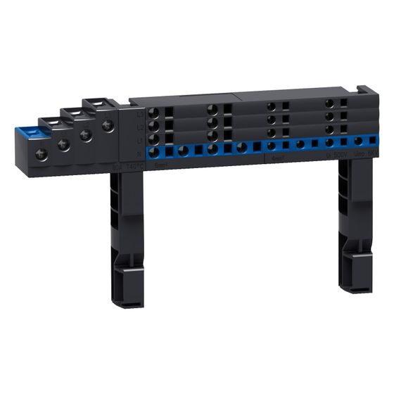 Schneider Electric Verteilerblock Linergy LVS04008, 63A, Anthrazitgrau