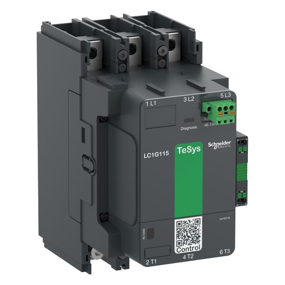 Schneider Electric Leistungsschütz TeSys Giga LC1G185KUEN, 185A, 100-250V, Dunkelgrau