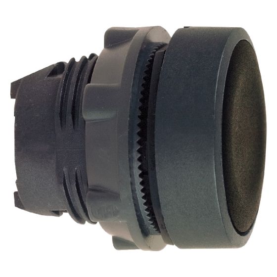 Schneider Electric Frontelement für Drucktaster Harmony XB5 ZB5AA2 flach, 22mm, Kunststoff, Schwarz