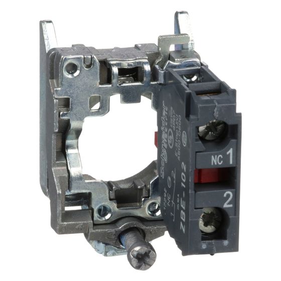 Schneider Electric Hilfsschalterblock Harmony XB4 ZB4BZ102, 1 Öffner, Schraubanschluss, Zamak