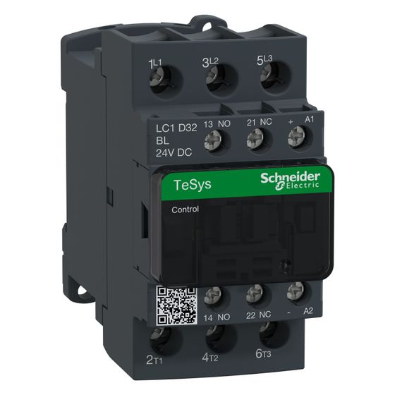 Schneider Electric Leistungsschütz TeSys Deca LC1D32BL, 15kW, 32A, 24V DC, 3-polig, 45x85x101mm