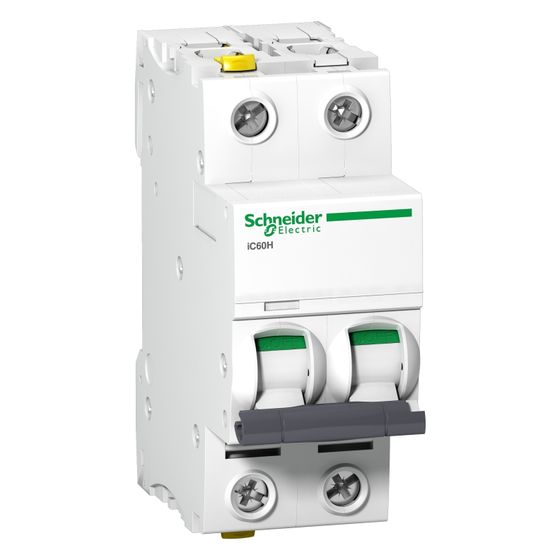 Schneider Electric Leitungsschutzschalter Acti9 iC60H 2P 20A B, 10kA, 400V, Weiß