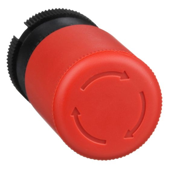 Schneider Electric Frontelement für Not-Aus-Drucktaster Harmony XAC ZA2BS834, 30mm, Rot
