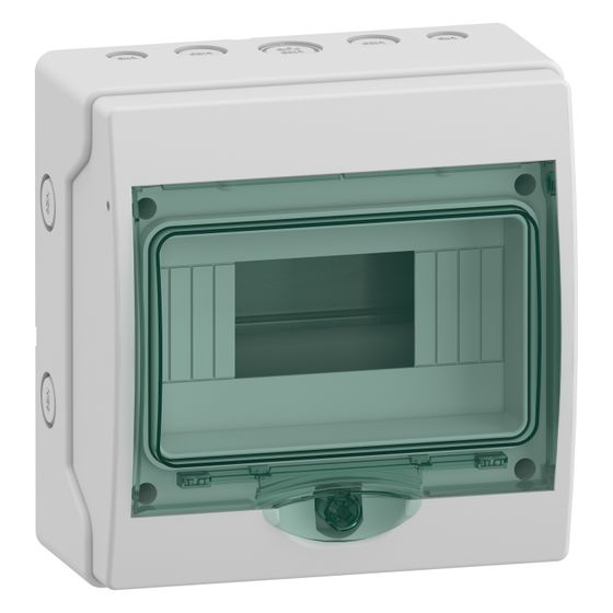 Schneider Electric Mini-Kleinverteiler Mureva 13443, 200x195x112mm, Kunststoff, Grau