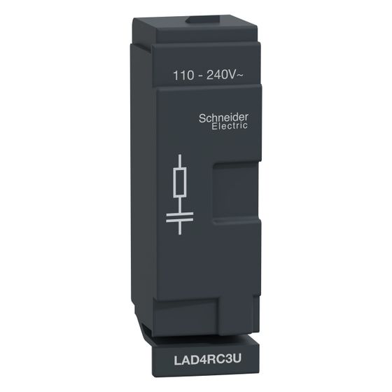 Schneider Electric Entstörmodul TeSys Deca LAD4RC3U, 110-240V AC, Dunkelgrau