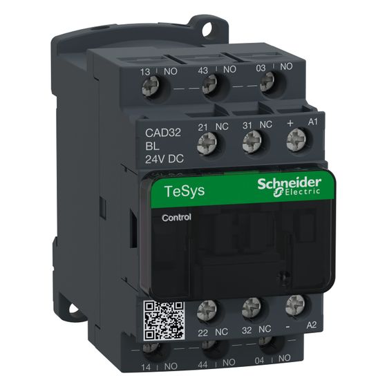 Schneider Electric Steuerrelais TeSys Deca CAD32BL, 24V DC, 3S+2Ö, 45x57x93mm