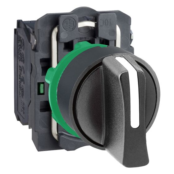 Schneider Electric Wahlschalter Harmony XB5 XB5AD41, 22,5mm, Kunststoff, Schwarz
