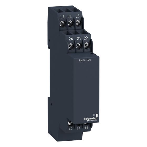 Schneider Electric 3-Phasen-Steuerrelais Harmony RM17TG20, 183-484V, 90x17,5x72mm, Polykarbonat