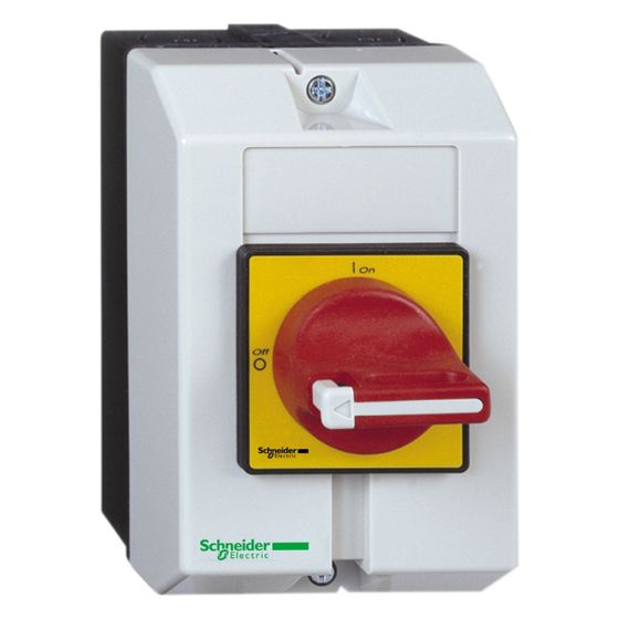 Schneider Electric Not-Aus-Hauptschalter TeSys VCF01GE, 16A 690V 3P, IP65, Rot/Gelb