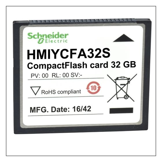 Schneider Electric CFast-Karte Harmony iPC HMIYCFA32S, 32 GB, 125 Mbyte/s