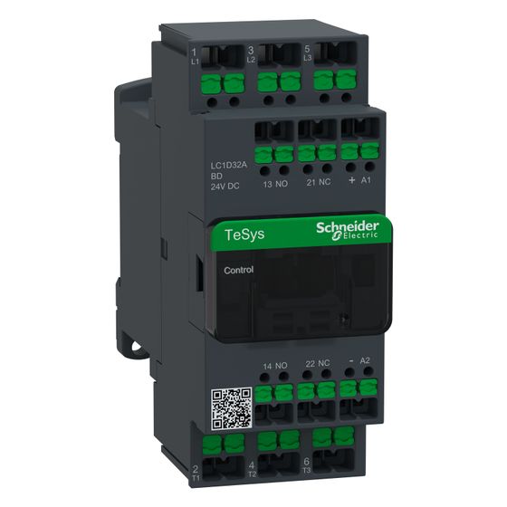 Schneider Electric Leistungsschütz TeSys Deca LC1D32ABD, 15kW 32A, 24V DC