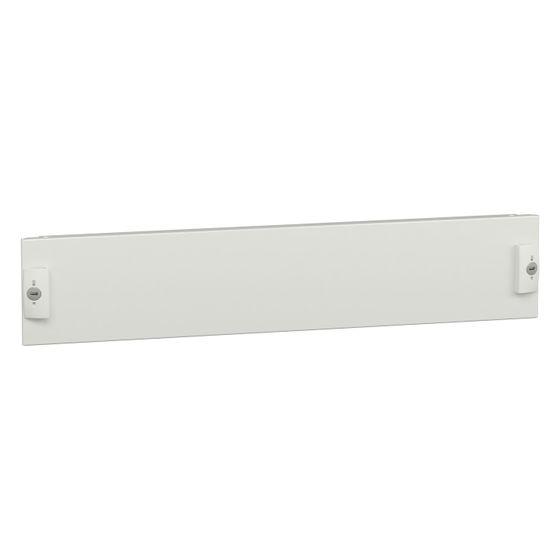 Schneider Electric Blende PrismaSeT P, 2HE 2 Module 500x100mm, Stahl, Weiß RAL 9003