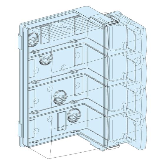 Schneider Electric Energieversorgungsblock PrismaSeT-P Linergy, 4P 250A, LVS04060