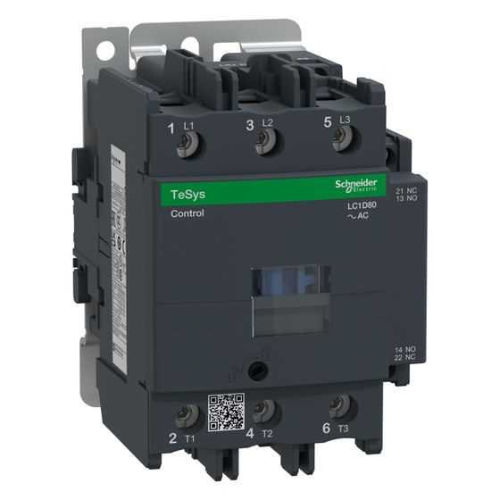 Schneider Electric Leistungsschütz TeSys LC1D80F7, 37kW, 80A, 110V AC, 1S+1Ö, 85x127x130mm