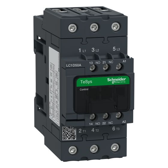 Schneider Electric Schütz TeSys Deca LC1D50AP7, 50A 230V 3P 1S1Ö, Schraubanschluss