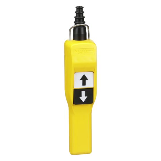 Schneider Electric Pendel-Steuerstation Harmony XAC XACA201, 2 Befehlsstellen, 295x52x71mm, Polypropylen, Gelb