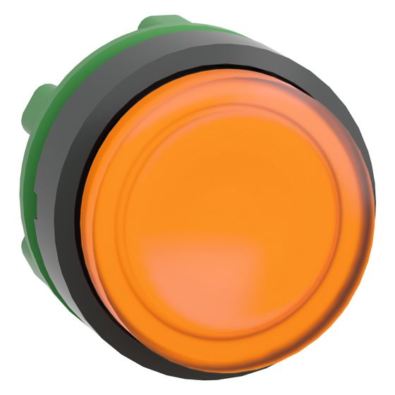 Schneider Electric Frontelement für Leuchtdrucktaster Harmony XB5 ZB5AH53, 22mm, Kunststoff, Orange