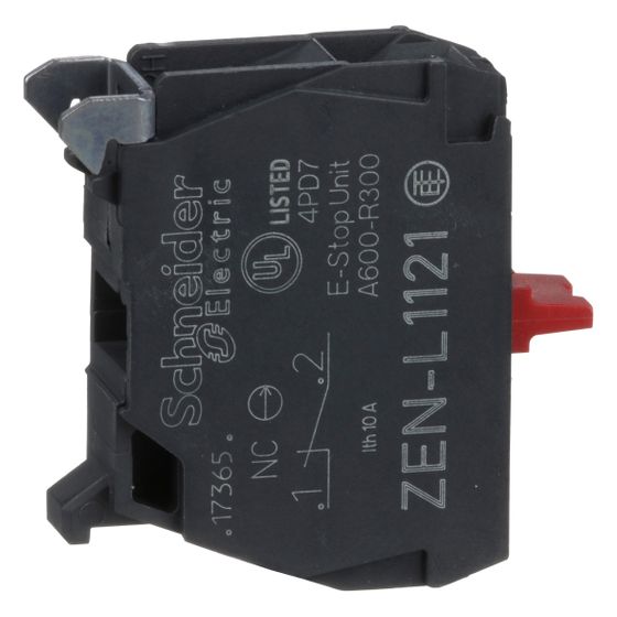 Schneider Electric Kontaktblock Harmony XAPS ZENL1121, 1 Öffner, Schraubanschluss, Bodenbefestigung