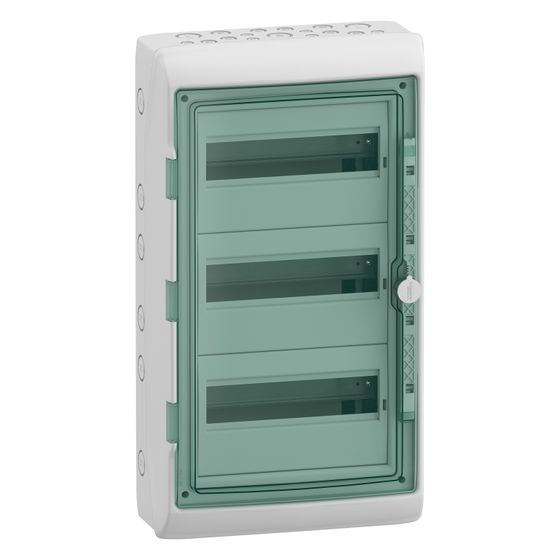 Schneider Electric Kleinverteiler Mureva, 3x12TE, IP65, 610x340x160mm, Kunststoff, Grau, 13435