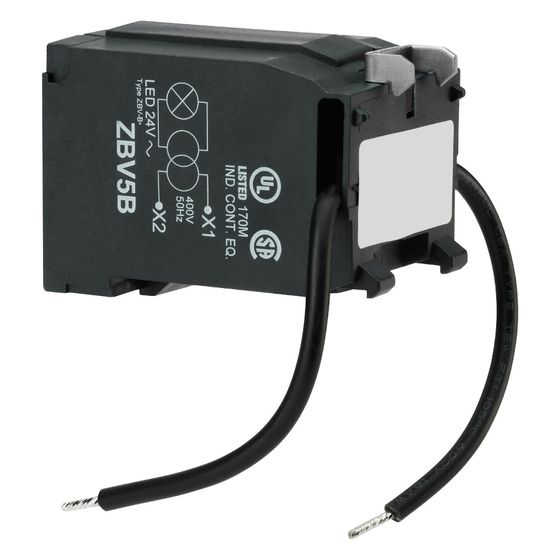 Schneider Electric Wandlerblock Harmony XB4 ZBV8B, 440-460V AC, 24V AC, Schraubanschluss, 33,6x30x46,6mm