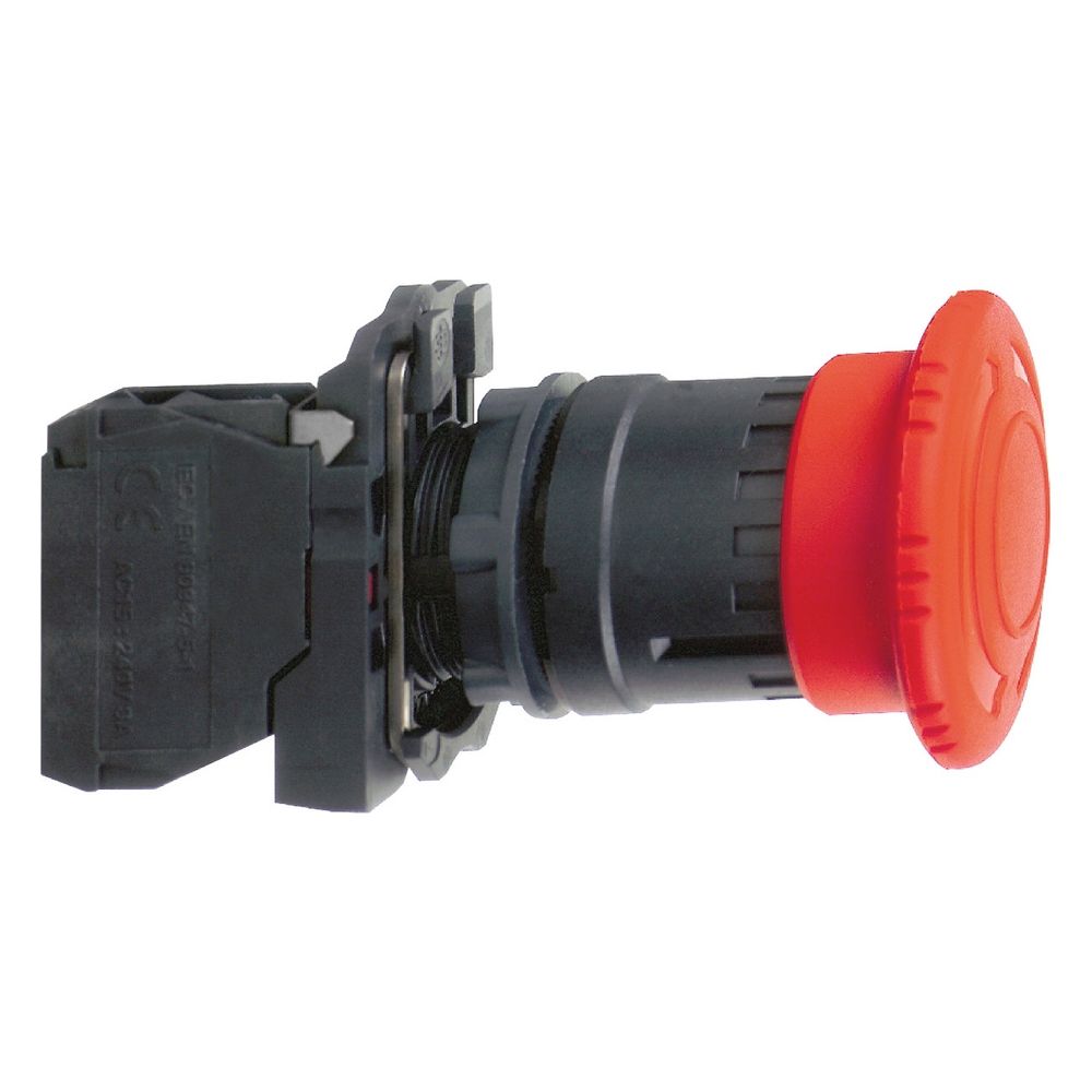 Schneider Electric Not-Aus-Taster Harmony XB5 XB5AS8445, 22,5mm, 1S+1Ö, Kunststoff, Rot... SE-XB5AS8445 3389110903720 (Abb. 4)