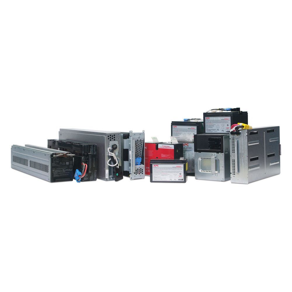 Schneider Electric Ersatz-Batteriekassette APCRBC124, 24V 9Ah, Bleisäurebatterie... SE-APCRBC124  (Abb. 2)