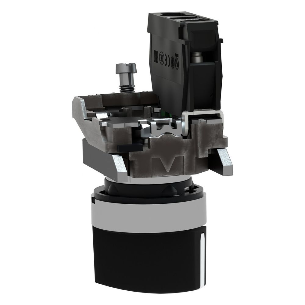 Schneider Electric Wahlschalter Harmony XB4 XB4BD21, 1 Schließer, Metall, Schwarz, 1... SE-XB4BD21 3389110887075 (Abb. 4)