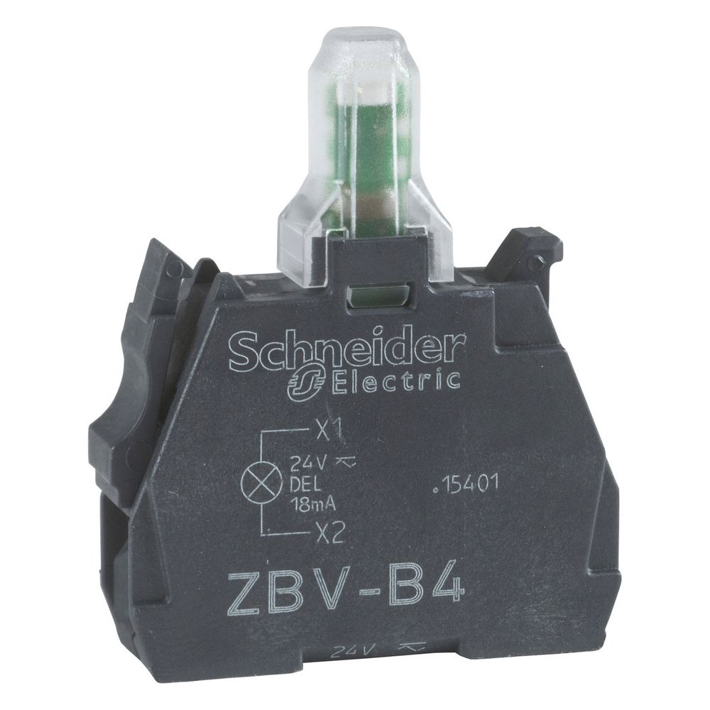 Schneider Electric LED-Modul Harmony XB4 XB5 ZBVB1, 24V AC/DC, Weiß... SE-ZBVB1 3389110089615 (Abb. 5)
