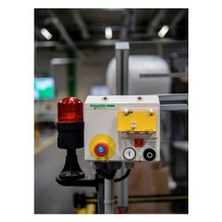 Schneider Electric Not-Aus-Taster Harmony XB5 XB5AS8445, 22,5mm, 1S+1Ö, Kunststoff, Rot... SE-XB5AS8445 3389110903720 (Abb. 1)
