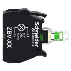 Schneider Electric LED-Modul Harmony XB4 XB5 ZBVB1, 24V AC/DC, Weiß... SE-ZBVB1 3389110089615 (Abb. 1)