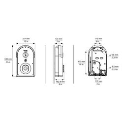 Schneider Electric Ladestation EVlink Pro AC EVB3S22N40M, 22kW, 317x529x153mm, Kunststo... SE-EVB3S22N40M 3606482213166 (Abb. 1)