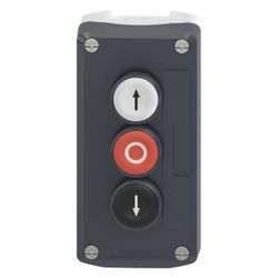 Schneider Electric Kontrollstation Harmony XALD XALD324, 3 Befehlsstellen, Kunststoff, Dunk... SE-XALD324 3389110114546 (Abb. 1)