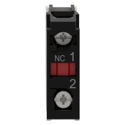 Schneider Electric Kontaktblock Harmony ZBE102, 1 Öffner, Schraubanschluss, Silberlegierung... SE-ZBE102 3389110089486 (Abb. 1)