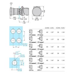 Schneider Electric Not-Aus-Taster Harmony XB5 XB5AS8445, 22,5mm, 1S+1Ö, Kunststoff, Rot... SE-XB5AS8445 3389110903720 (Abb. 1)