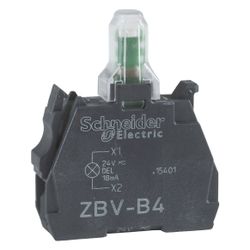 Schneider Electric LED-Modul Harmony XB4 XB5 ZBVB1, 24V AC/DC, Weiß... SE-ZBVB1 3389110089615 (Abb. 1)