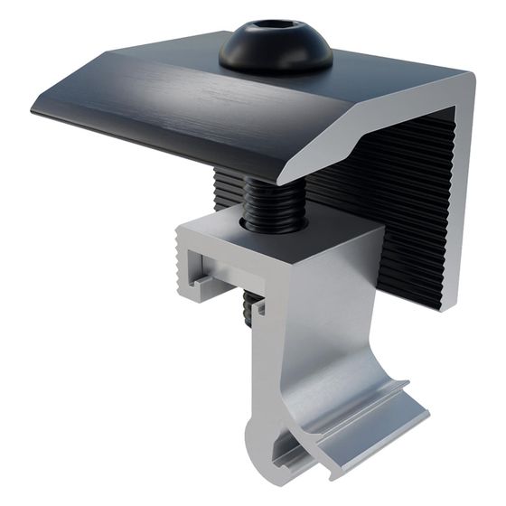 sflex Endhalter HK 25-45, 40x34,4x55,2mm, Aluminium, Schwarz