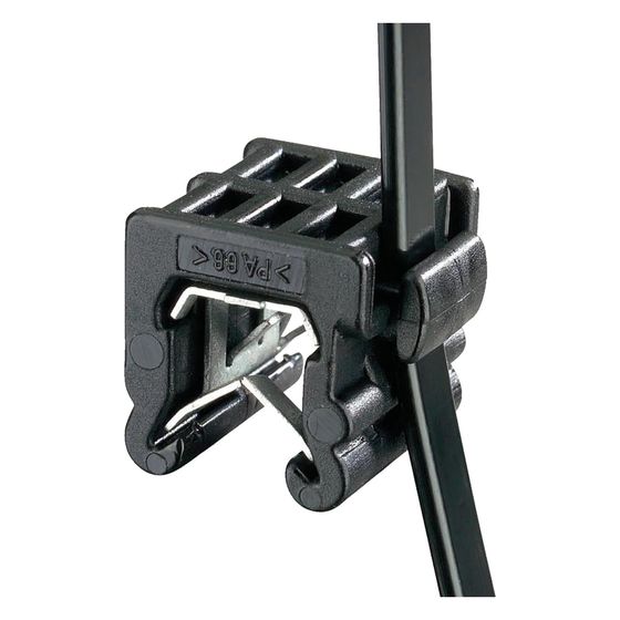 sflex Kantenclip KC 15, 0,7-3,0 mm, 15x15,3x14,7 mm, PA 6.6, Schwarz